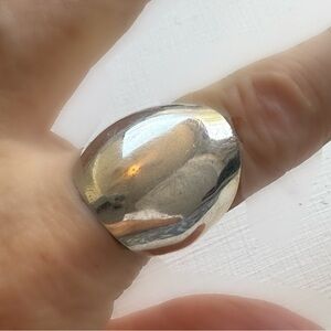 Vintage Silver Spoon Ring Size 7.5